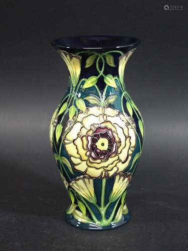 MOORCROFT VASE - EUSTOMA designed by Carole Lovatt for the C...