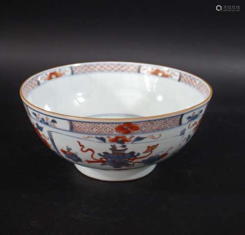 VARIOUS CHINESE CERAMICS including a 18thc bowl, brightly pa...