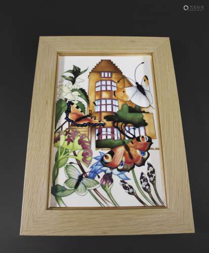 MOORCROFT LIMITED EDITION PLAQUE - CHARTWELL a large plaque ...