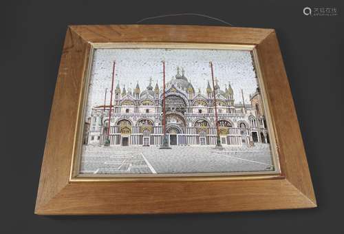 LARGE MICRO MOSAIC OF VENICE - DAWSON GALLERY, DUBLIN a larg...