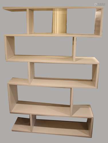 TERENCE CONRAN 'BALANCE' BOOKCASE a white coloured counter b...