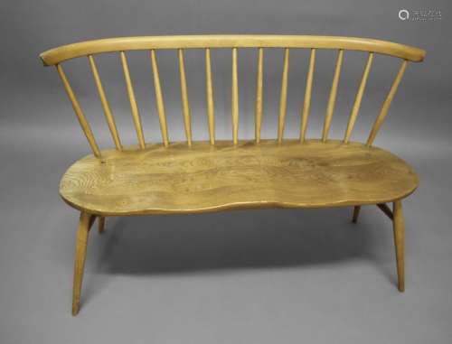 ERCOL TWO SEATER 'LOVE SEAT' Model no 450 and designed by Lu...