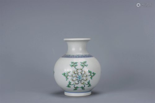 A Chinese Dou-Cai Porcelain Vase