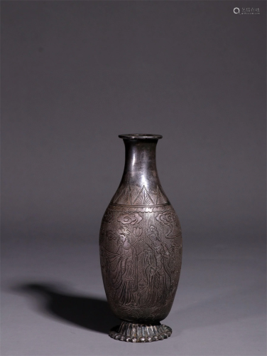 A Chinese Silver Vase