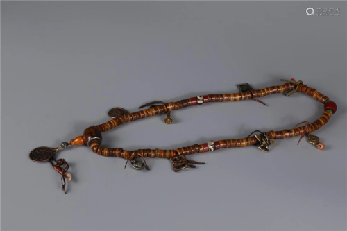 A STRING OF KAPALA BUDDHA BEADS