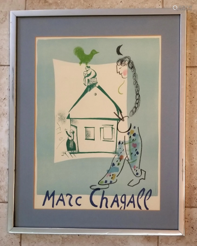 Vintage Marc Chagall CH Sorlier Grav. Lithograph