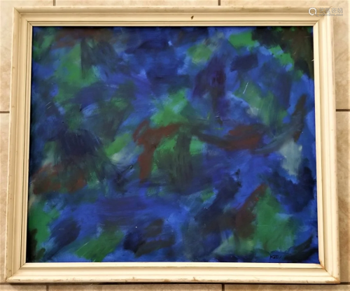 Albert Kotin Abstract Oil Board