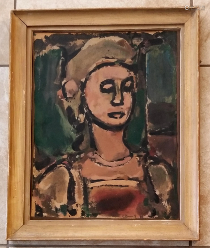 Georges Rouault Aquatint Painted in Colors