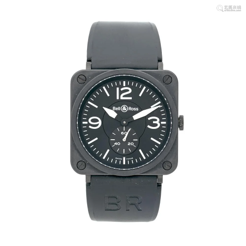 BELL & ROSS BRS 98 Montre bracelet midsize en cé