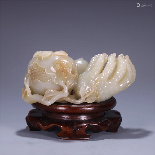 A Chinese Carved Jade Ornament