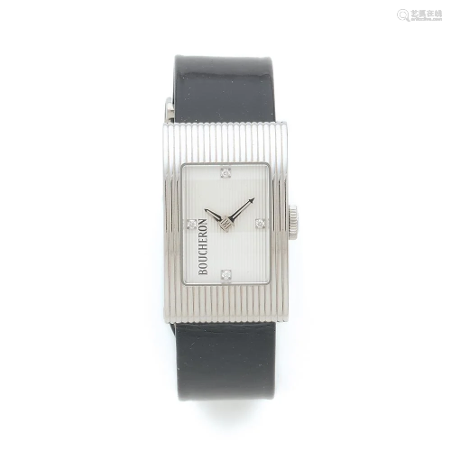 BOUCHERON REFLET A stainless steel quartz wristwatch by