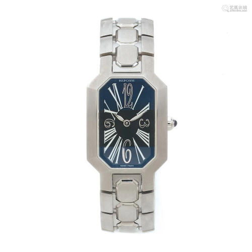 REPOSSI A stainless steel quartz wristwatch by Repossi.