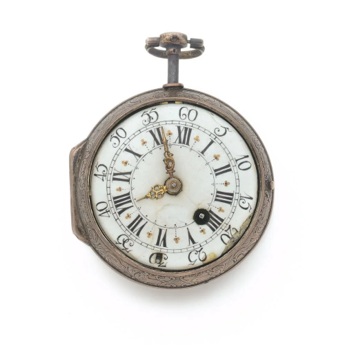 ANONYME XVIIIème SIECLE Montre oignon Louis XV en