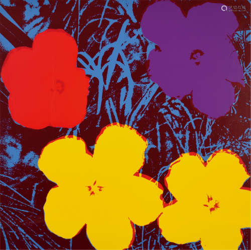安迪·沃霍尔（1928-1987） Flower 丝网版画