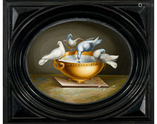 作者不详（18世纪） 微砌马赛克 普林尼的鸽子