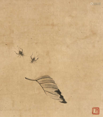 齐白石（1864-1957） 虫趣图 镜心 水墨纸本