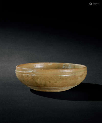 晋代（265～420） 青瓷席纹钵式碗