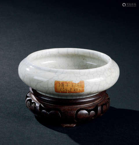 明代（1368～1644） 哥窑笔洗