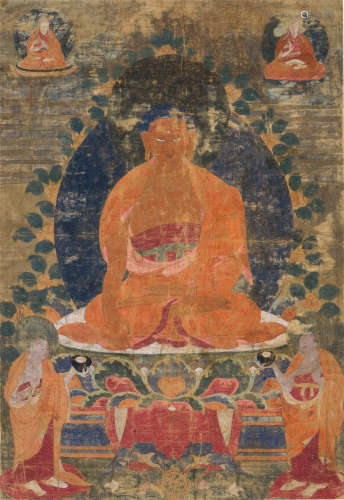 明代（1368～1644） 释迦牟尼佛 唐卡