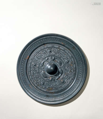 汉代（B.C.206～A.D.220） 四神龙虎铭文铜镜