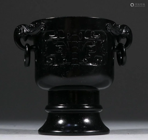 SOAPSTONE HIGH STEM CUP