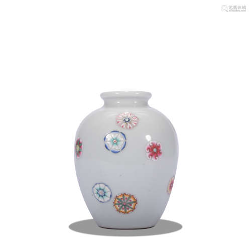 A famille-rose vase