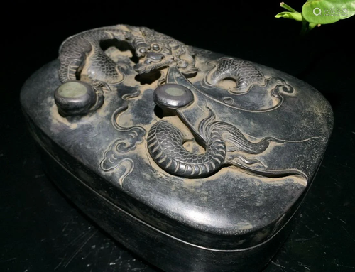 DUAN STONE DRAGON PATTERN INK SLAB