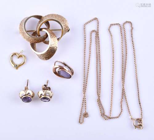 Konvolut Goldschmuck | A bundle of gold jewellery