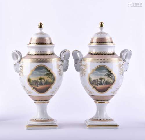 Paar Kaminvasen Kaiser | Pair of fireside vases Kaiser