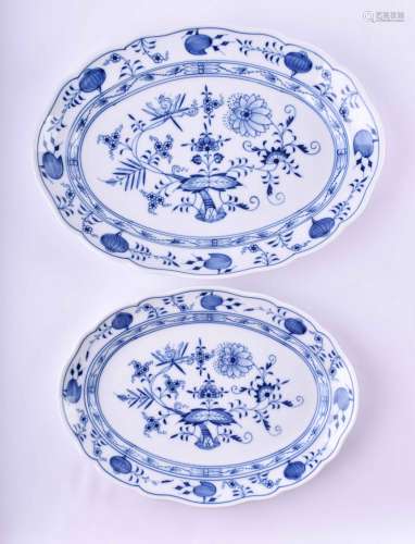 2 Anbietplatten Meissen | 2 serving plates Meissen