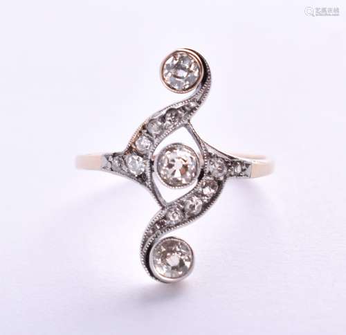 Jugendstil Brillantring | Art Nouveau diamond ring