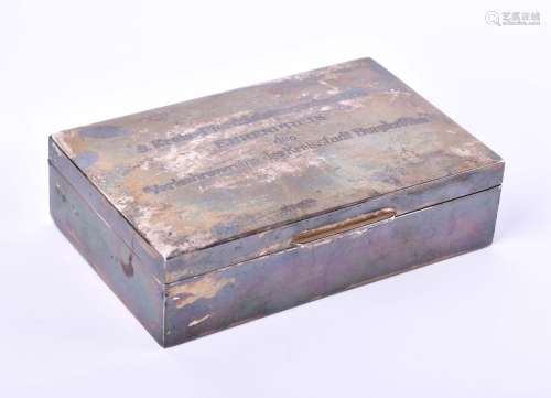 Zigarrenkiste Silber | Cigar box silver