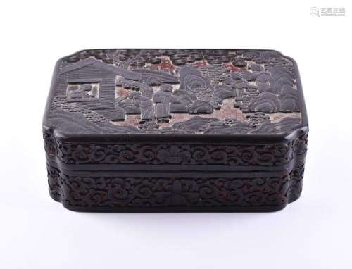 Lackdose China wohl Qing-Dynastie 18. Jhd. | Lacquer box Chi...