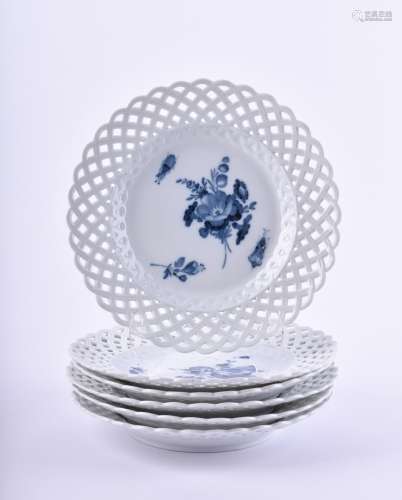 6 Teller Meissen Marcolini | 6 plates Meissen Marcolini