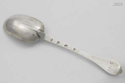 A QUEEN ANNE WEST COUNTRY TREFID SPOON with a reed and beade...