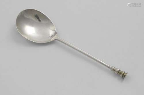 A MID 17TH CENTURY SEAL TOP SPOON with an indistinct mark in...