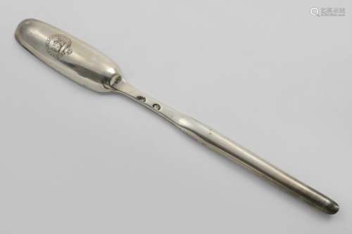 A GEORGE II / III IRISH MARROW SCOOP engraved on the back of...