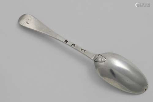 A RARE SCOTTISH PROVINCIAL TABLE SPOON Hanoverian pattern wi...