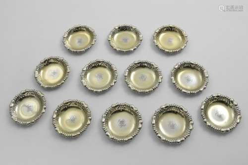 A SET OF TWELVE SMALL LATE 19TH CENTURY NORTH AMERICAN DISHE...