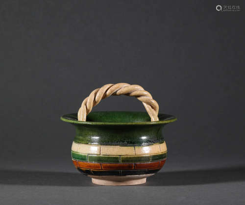 Liao Dynasty - Three-Color Basket