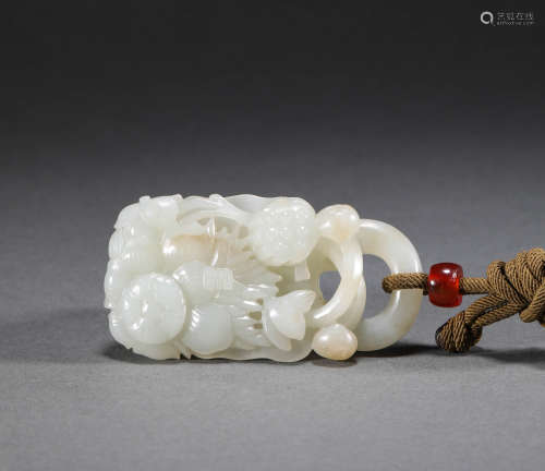 Qing Dynasty - Hetian Jade Waist Wear