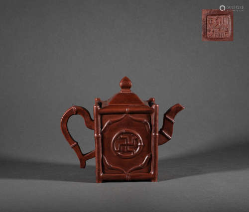 Qing Dynasty - Qianlong Purple Clay Pot