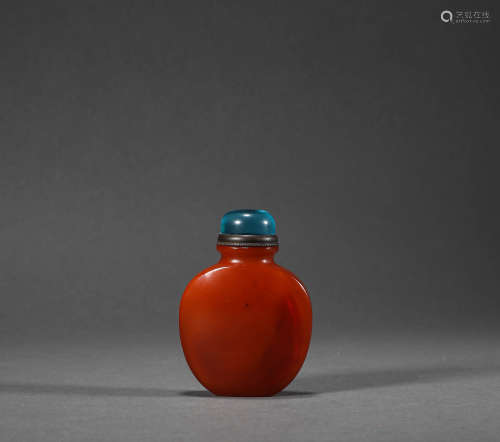 Qing Dynasty - Beeswax Snuff Bottle