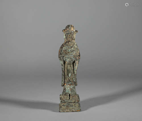Liao Dynasty - Bronze Standing Buddha