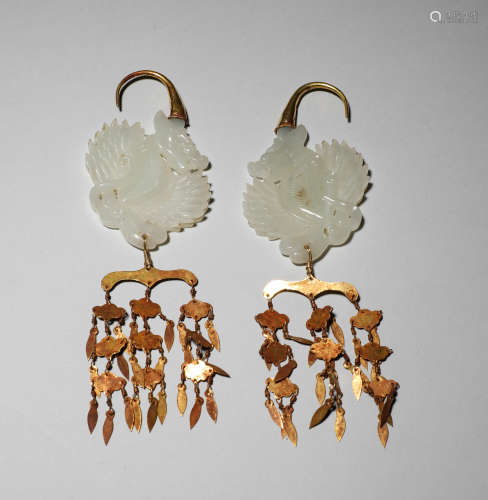 Liao Dynasty - Hetian Jade Earrings