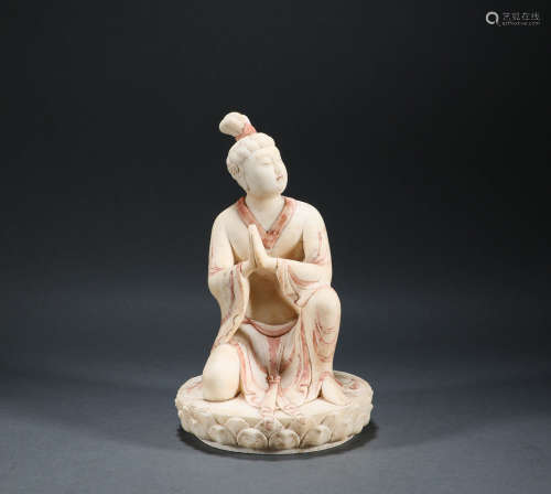Tang Dynasty - White Jade Buddha