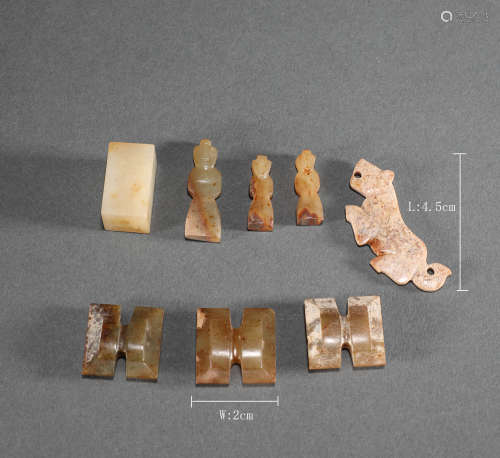Han Dynasty - A Set of Jade Pendant