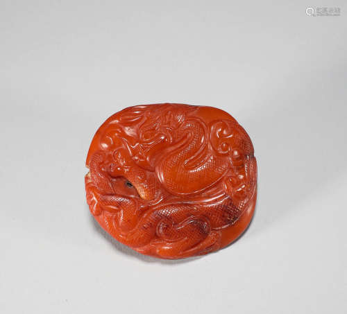 Liao Dynasty - Dragon Pattern Beeswax