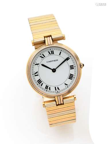 CARTIER Vendôme, n° 810033739Vers 1983Montre bracelet 3 ors ...