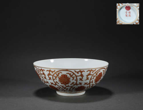Qing Dynasty - A Bowl with Twisted Branches